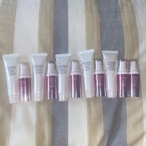 Shiseido White Lucent Set in Burberry bag